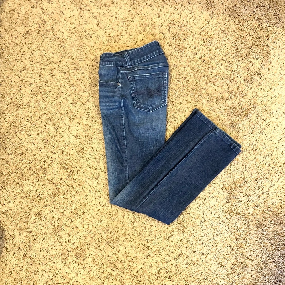 Wrangler dark wash bootcut jeans